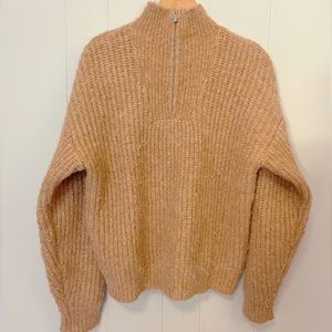 Rhythm, cozy dusty rose sweater, size large
